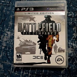 Sony PS3 Battlefield Bad Company 2 Limited Edition - Black and White